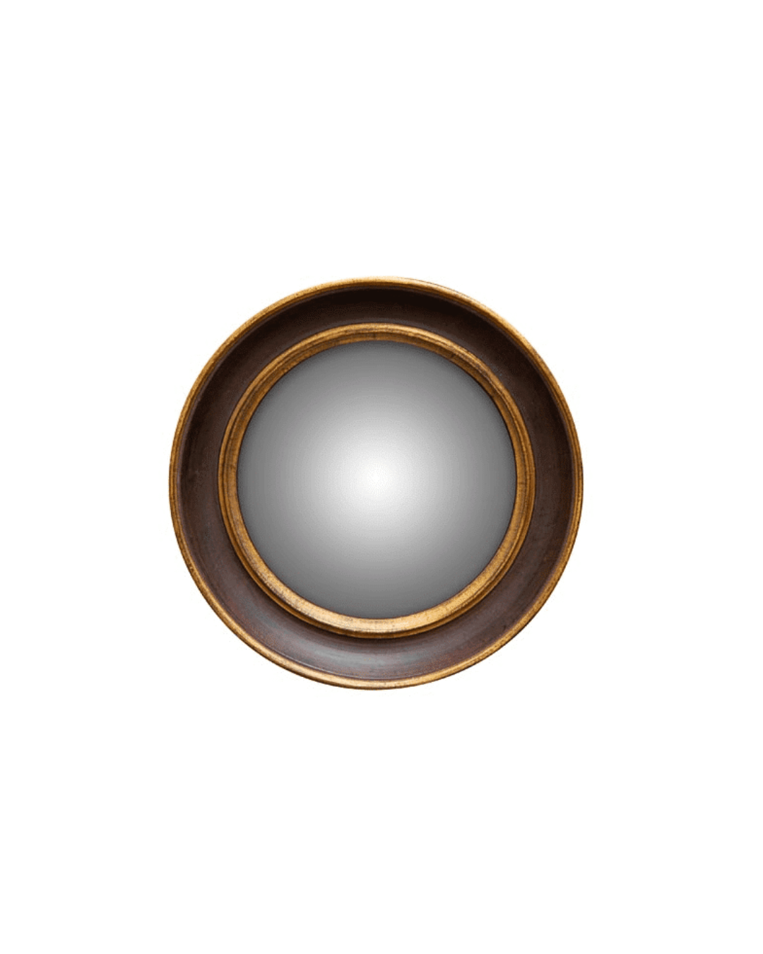 Convex mirror double golden edge