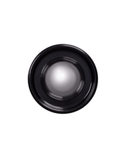 Convex mirror black lacquer 47 cm