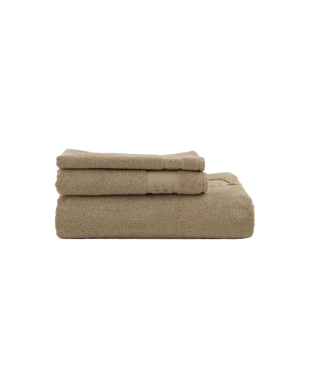Baobao hand towel brown