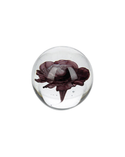 Paperweight Flower glass purple