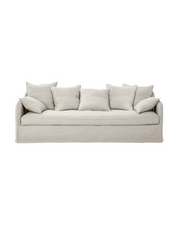 Home Spirit Sofa Ca p- Ferret 205cm Natural Linen