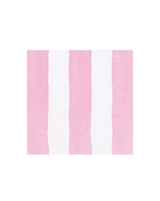 Caspari Cafe Stripe Light Pink Paper Linen Luncheon Napkin