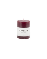 Flamant BETH, candle, colour balmoral red, 7x9cm