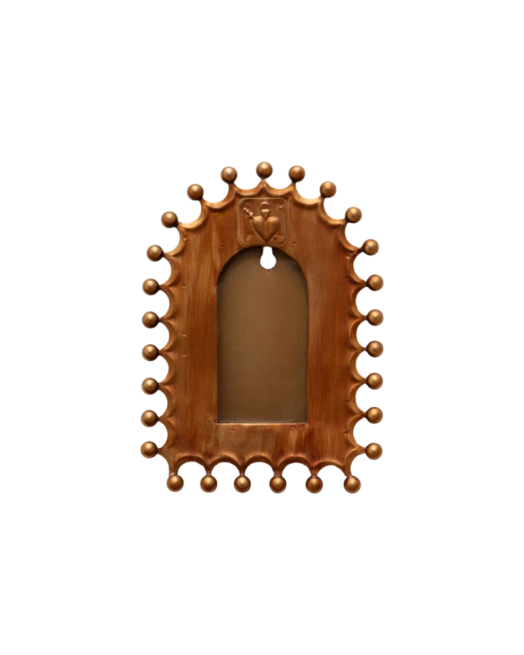 Small wall box with drops Ex-voto heart Varana