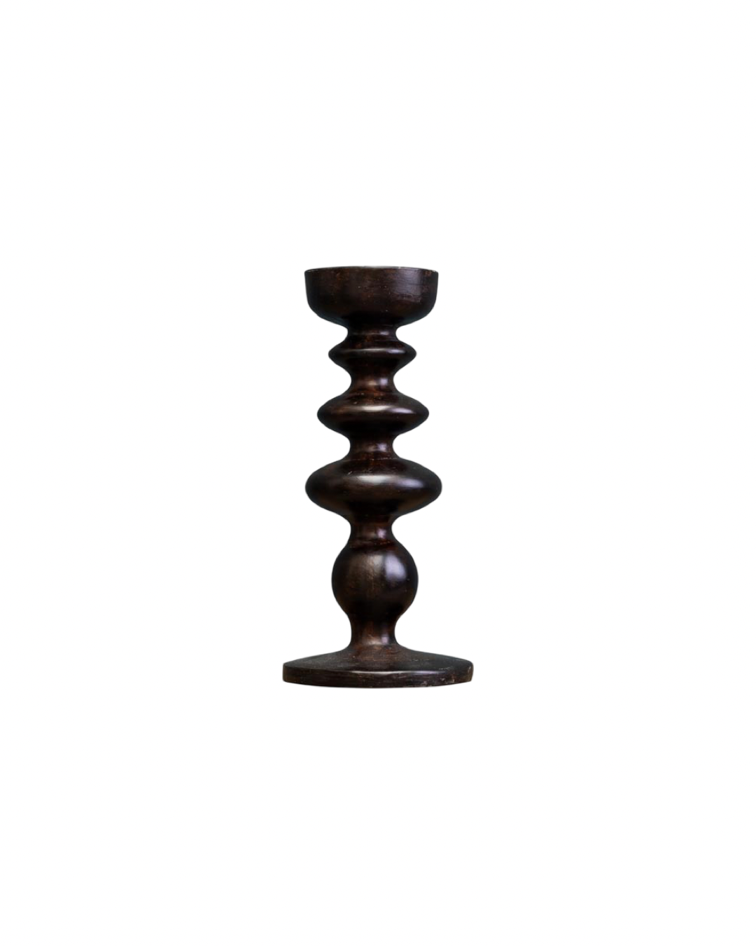 Brown candlestick Truffaut 4 rings