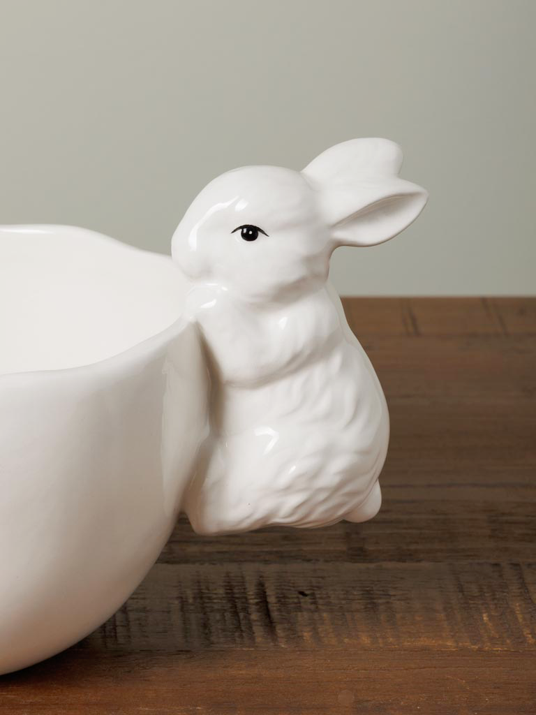 Bowl with rabbit