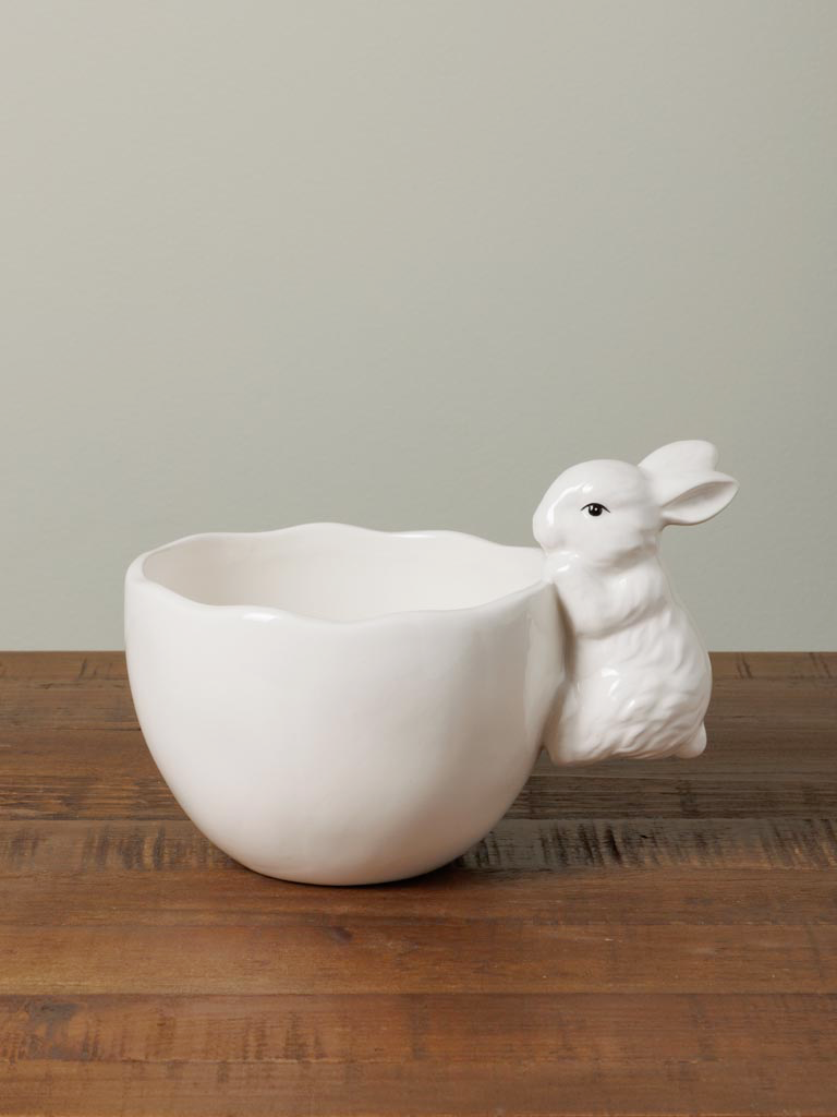 Bowl with rabbit