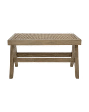 Flamant BRUNO, bench, oak and reed