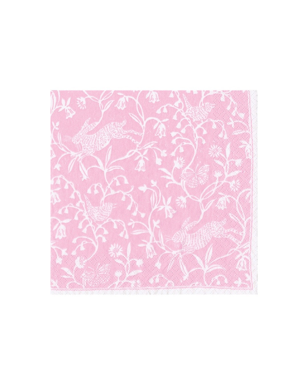 Caspari Hedgerow Petal Pink Luncheon Napkin