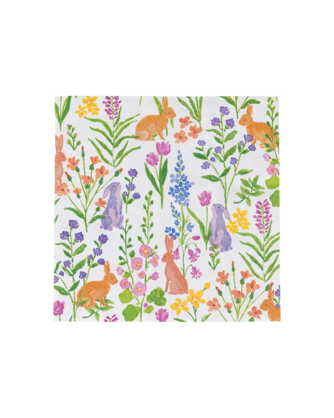 Caspari Bunny Field Napkin Luncheon