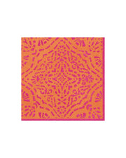 Caspari Annika Luncheon Napkins in Orange