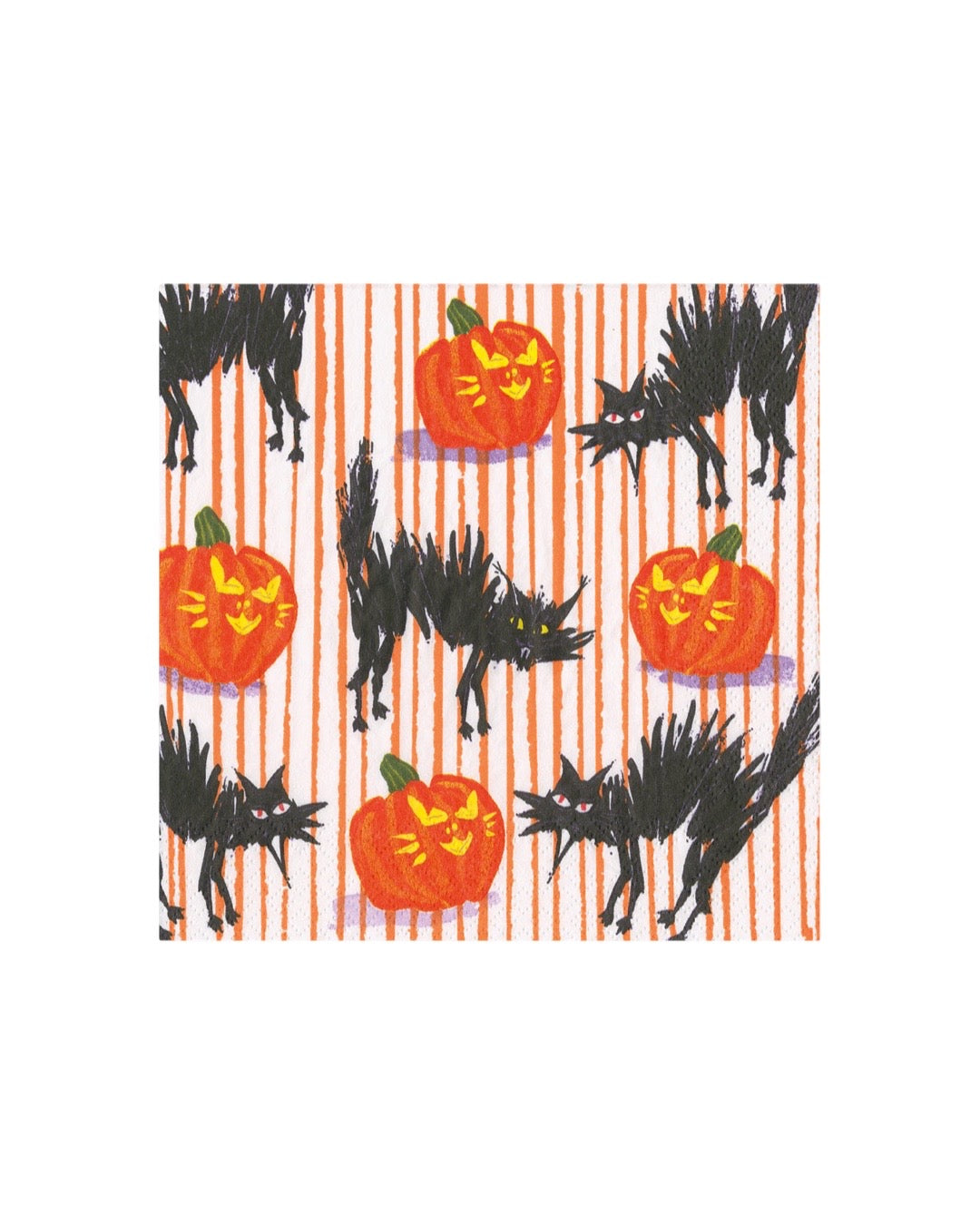 Caspari Halloween Cats Napkin Luncheon
