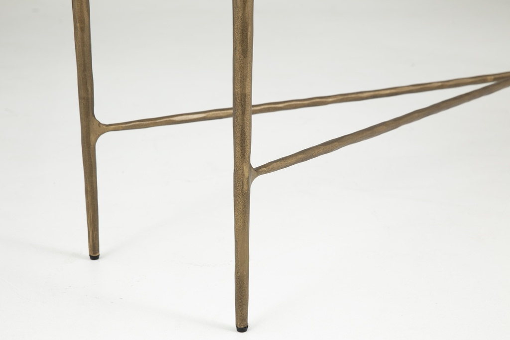 Flamant MARABELLE, console table, metal and marble