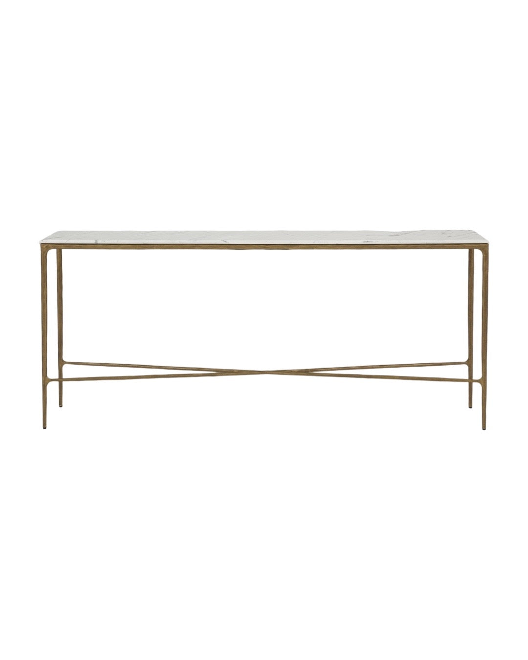 Flamant MARABELLE, console table, metal and marble