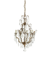 Flamant BRUXELLES, chandelier, glass drops, 6 lamps
