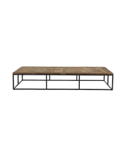 Flamant ARCHY, coffee table, rectangular, wood and metal