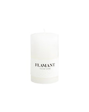 Flamant BETH, candle, colour white, 7x11,5 cm