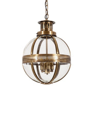 Flamant MELBA, pendant lamp, metal and glass, L