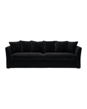 Flamant ROMA sofa, black velvet