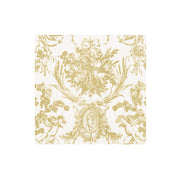 Caspari Romantic Toile Gold Napkin Luncheon