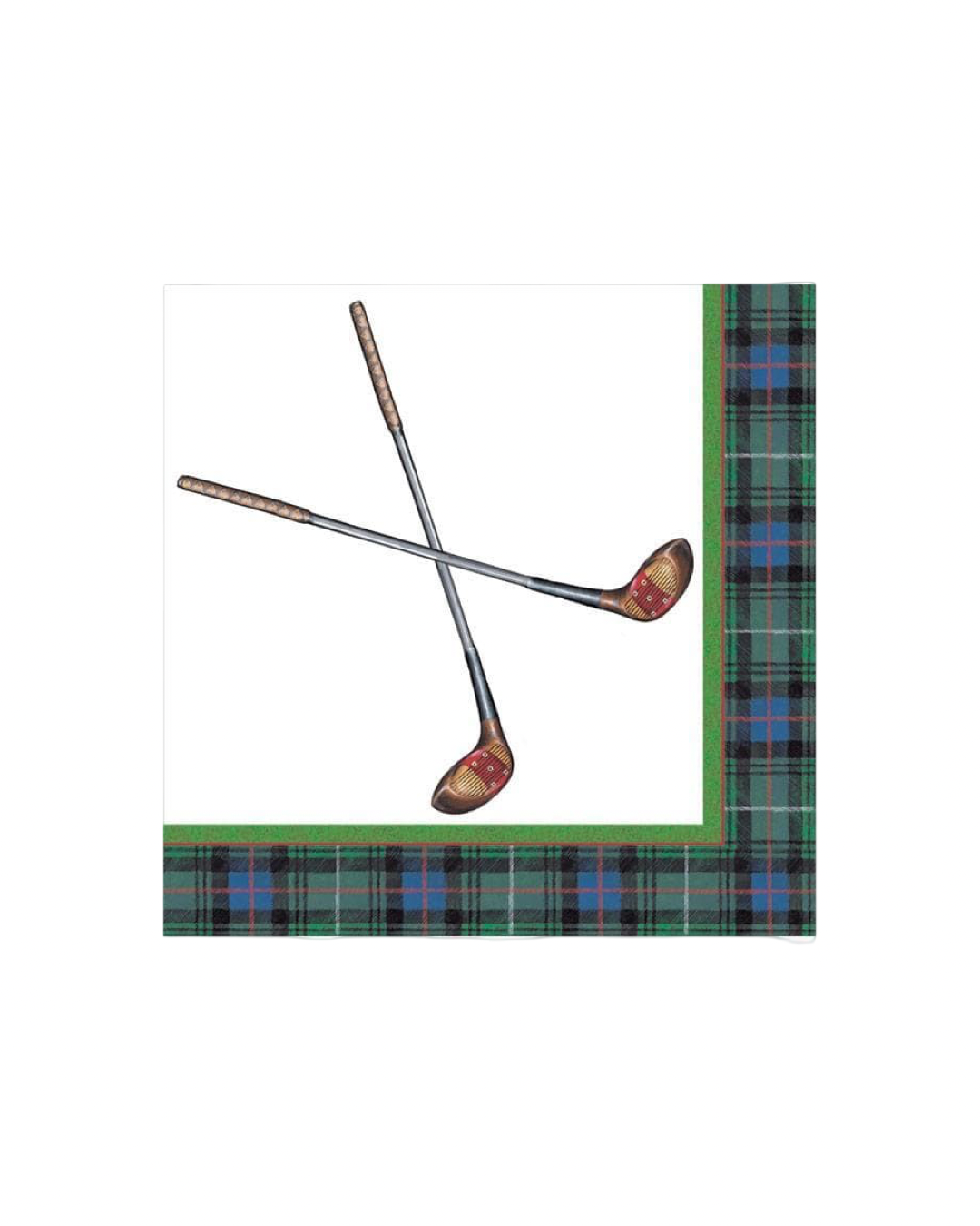 Caspari Golfing Paper Cocktail Napkins