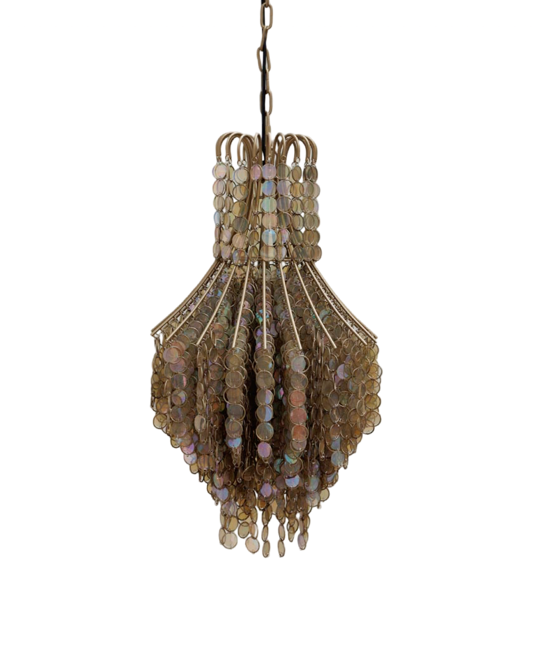 Iridescent hanging lamp Ariel