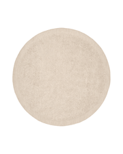 Marley round wool rug, White 200 cm