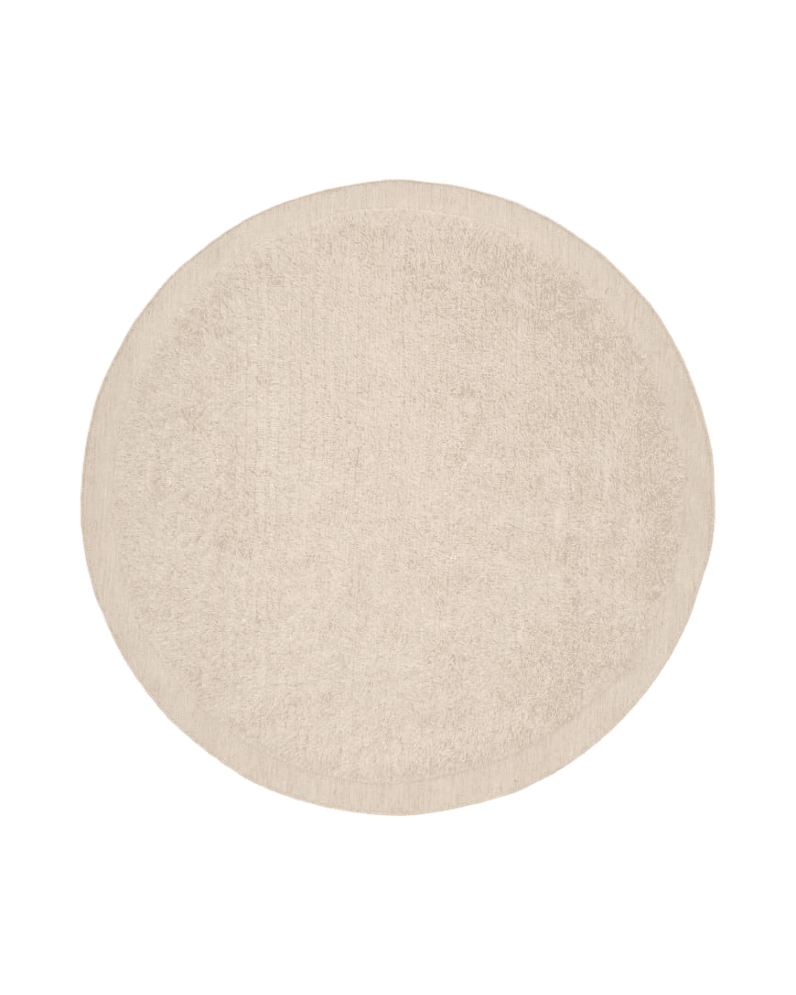 Marley round wool rug, White 200 cm