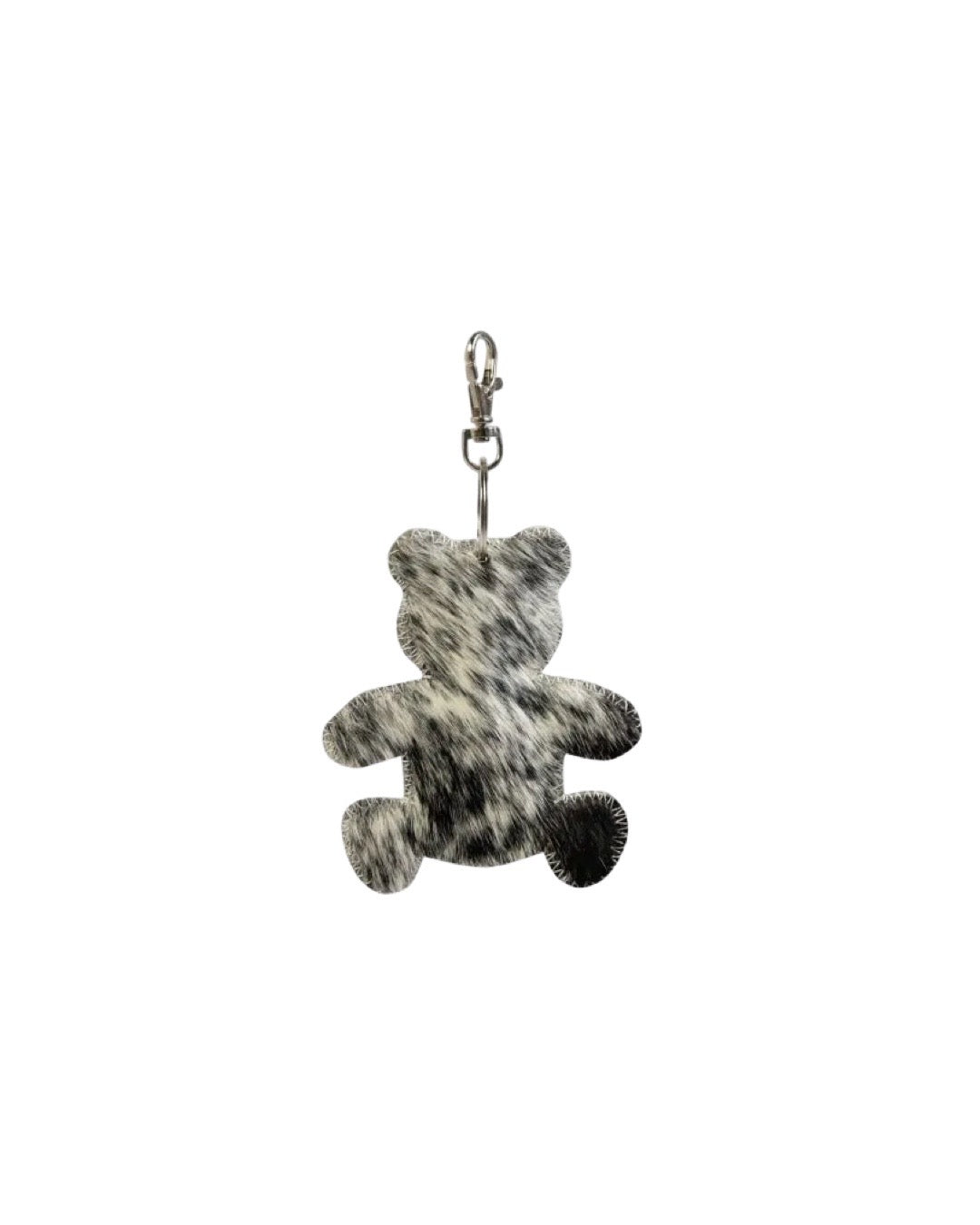 Keychain bear black and white