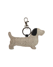 Keychain dachshund grey