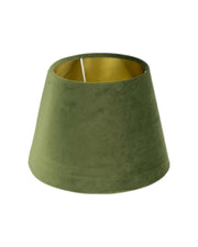 Lampshade Velvet Olive Green 30 cm