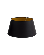 Flamant LINDRO, lampshade, black and gold, 40 cm