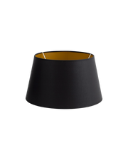 Flamant LINDRO, lampshade, black and gold, 30 cm