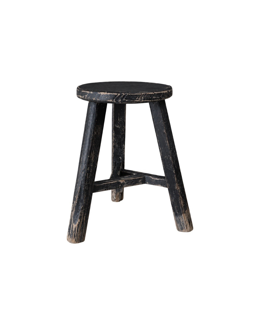 Luksa Stool black round