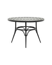 FLAMANT, MARIAN garden table, Ø110, black