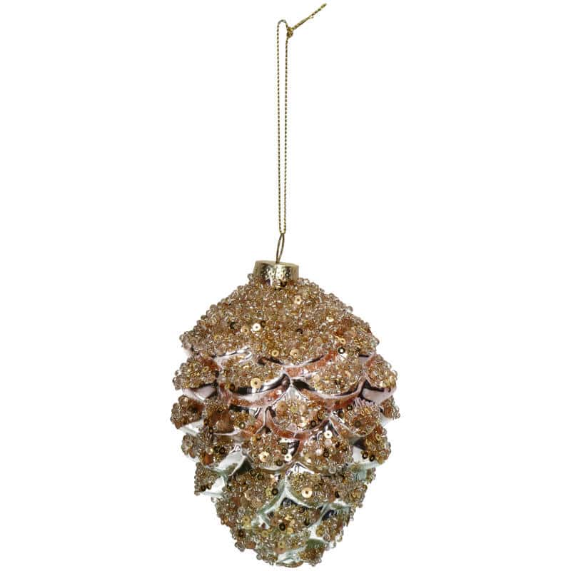 Ornament Pine Cone Gold