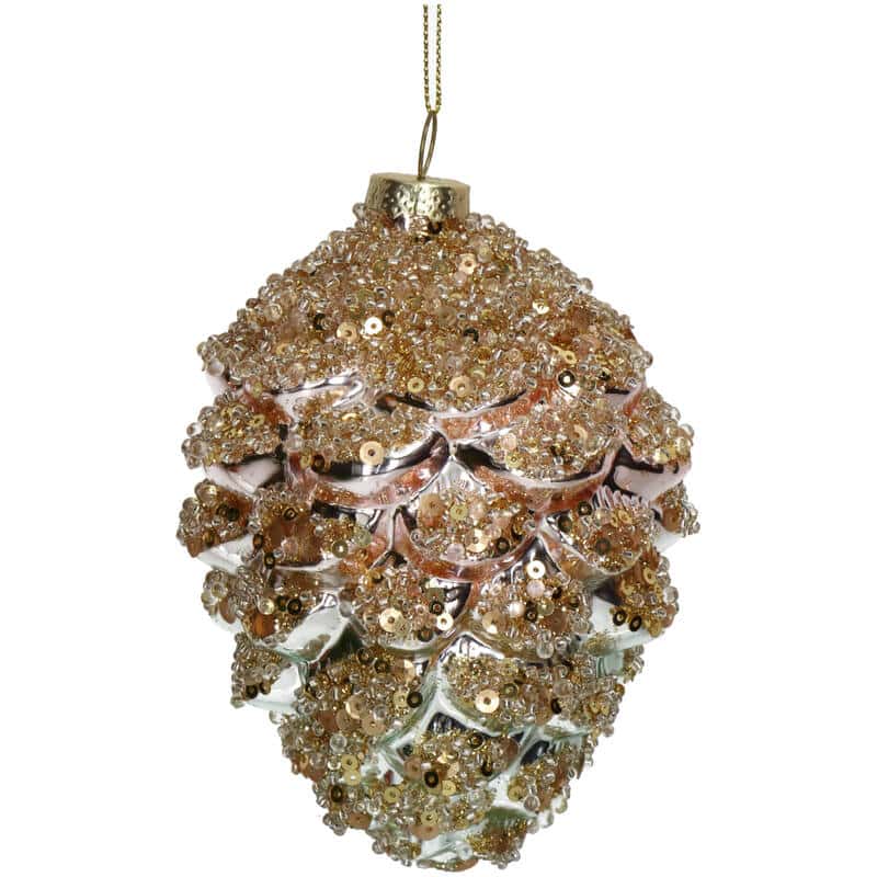 Ornament Pine Cone Gold