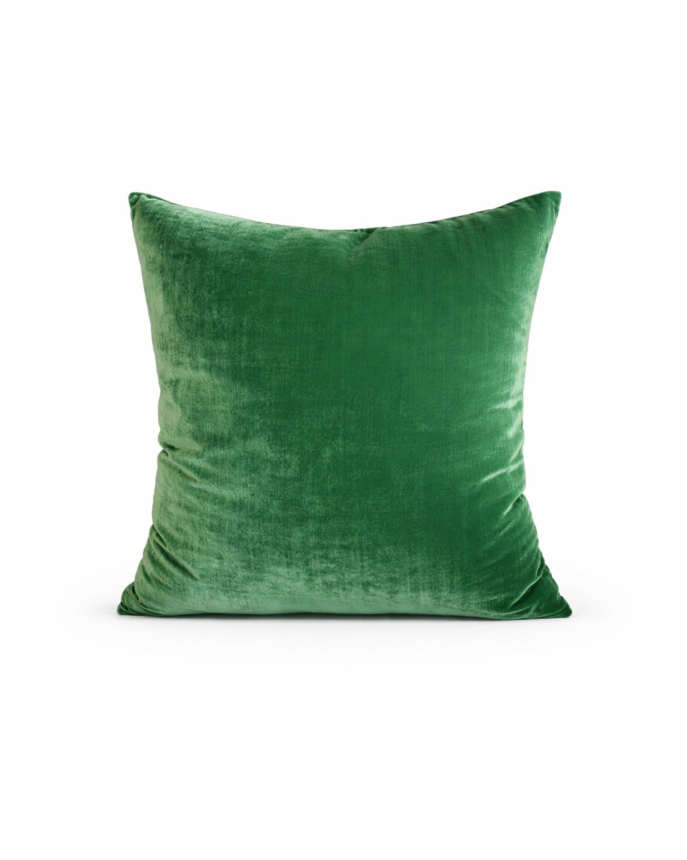 Fabric Copenhagen Silk Velvet Pillow Emerald