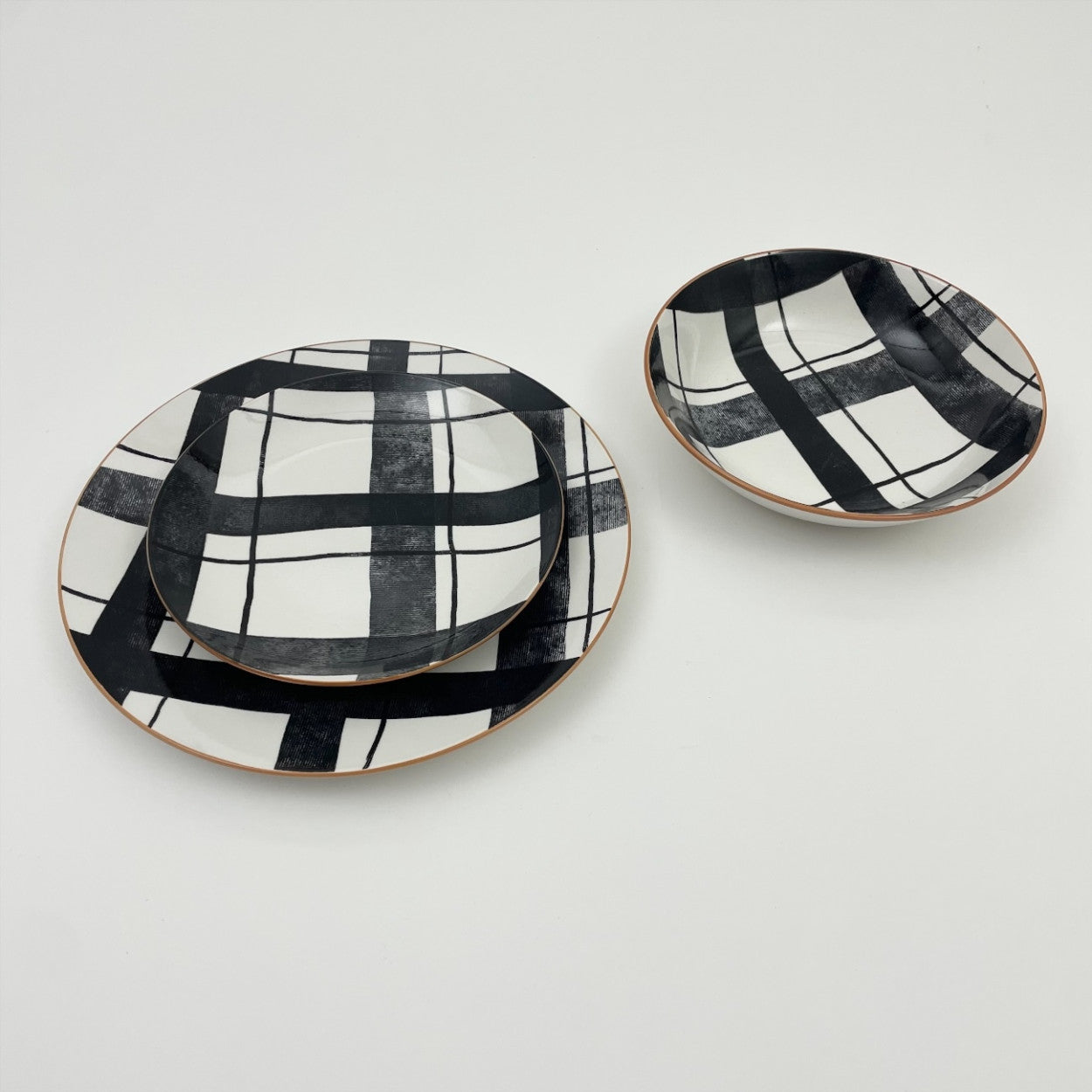 Bazar Assiette Dessert Plate, Black