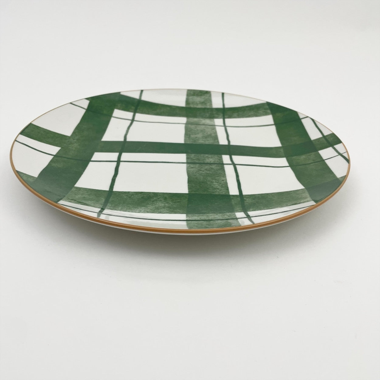 Bazar Assiette Dessert Plate, Green