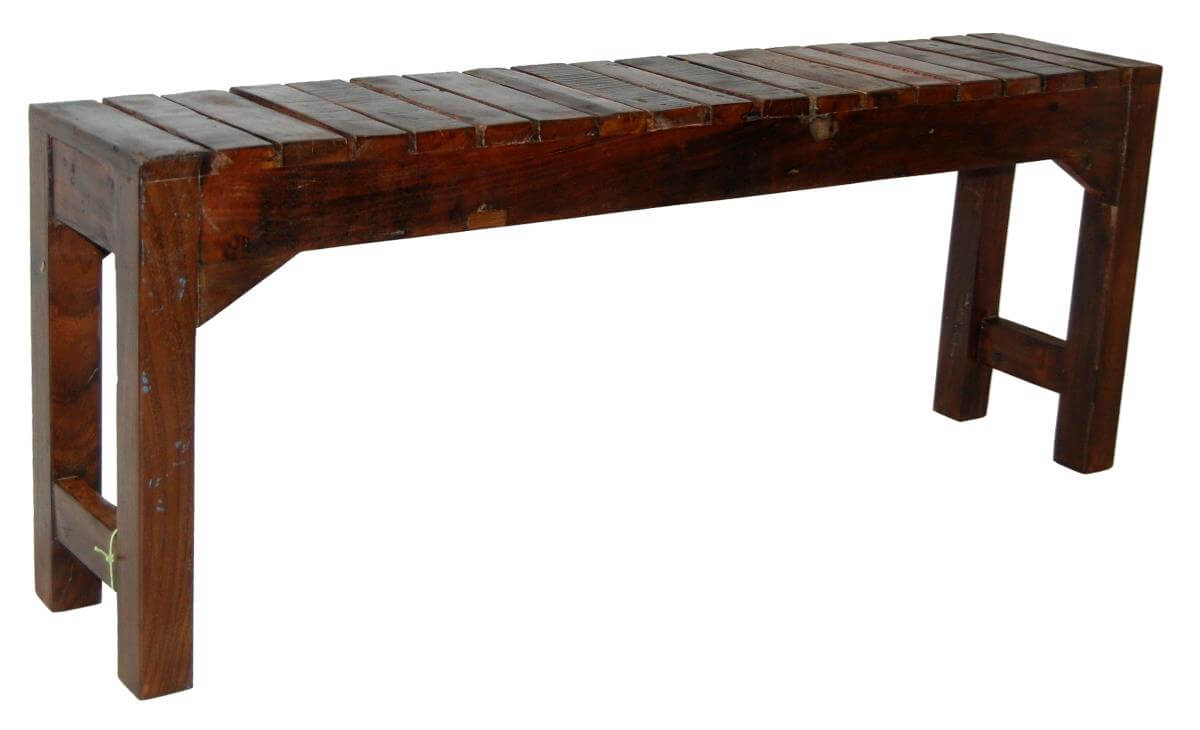 Trademark living Old wooden bench