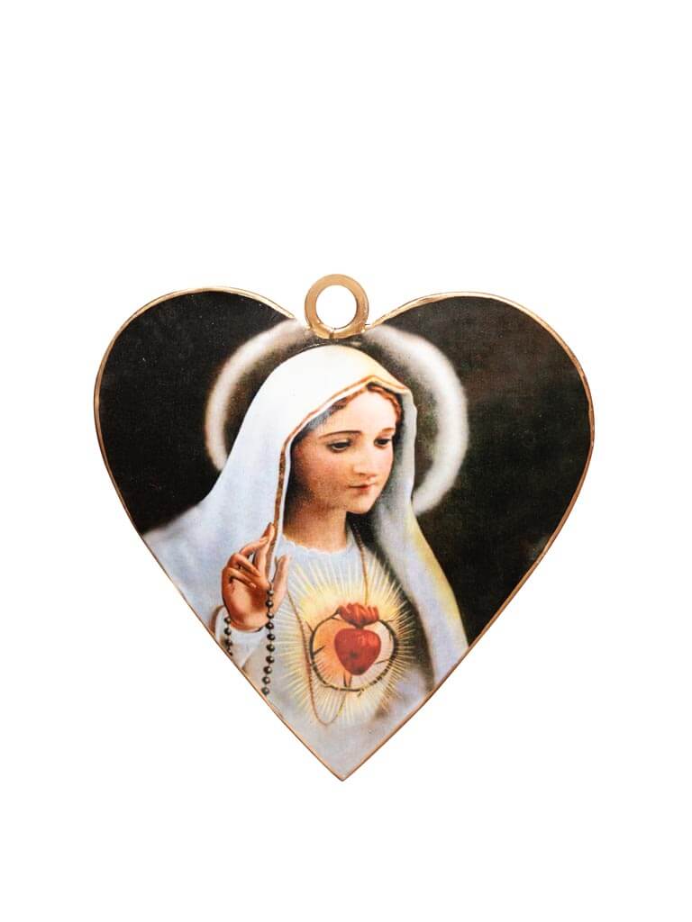 Chehoma Hanging heart with saint