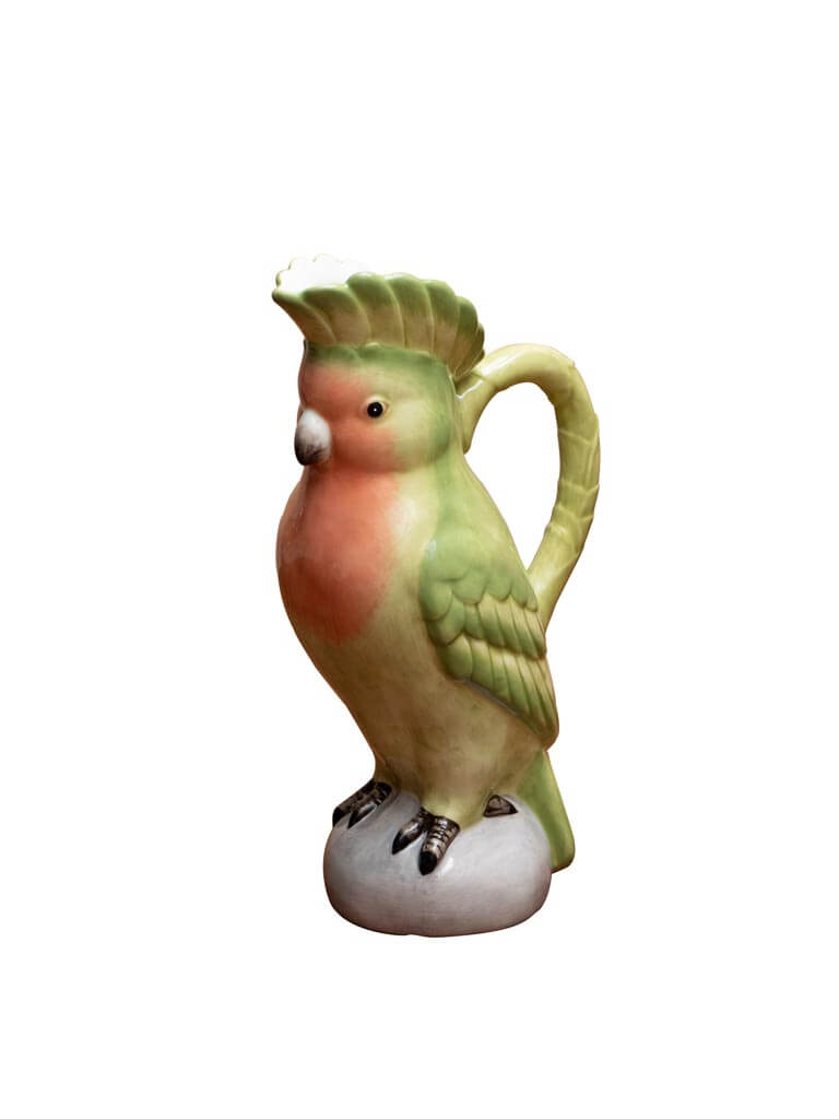 Chehoma Ceramic parrot pitcher