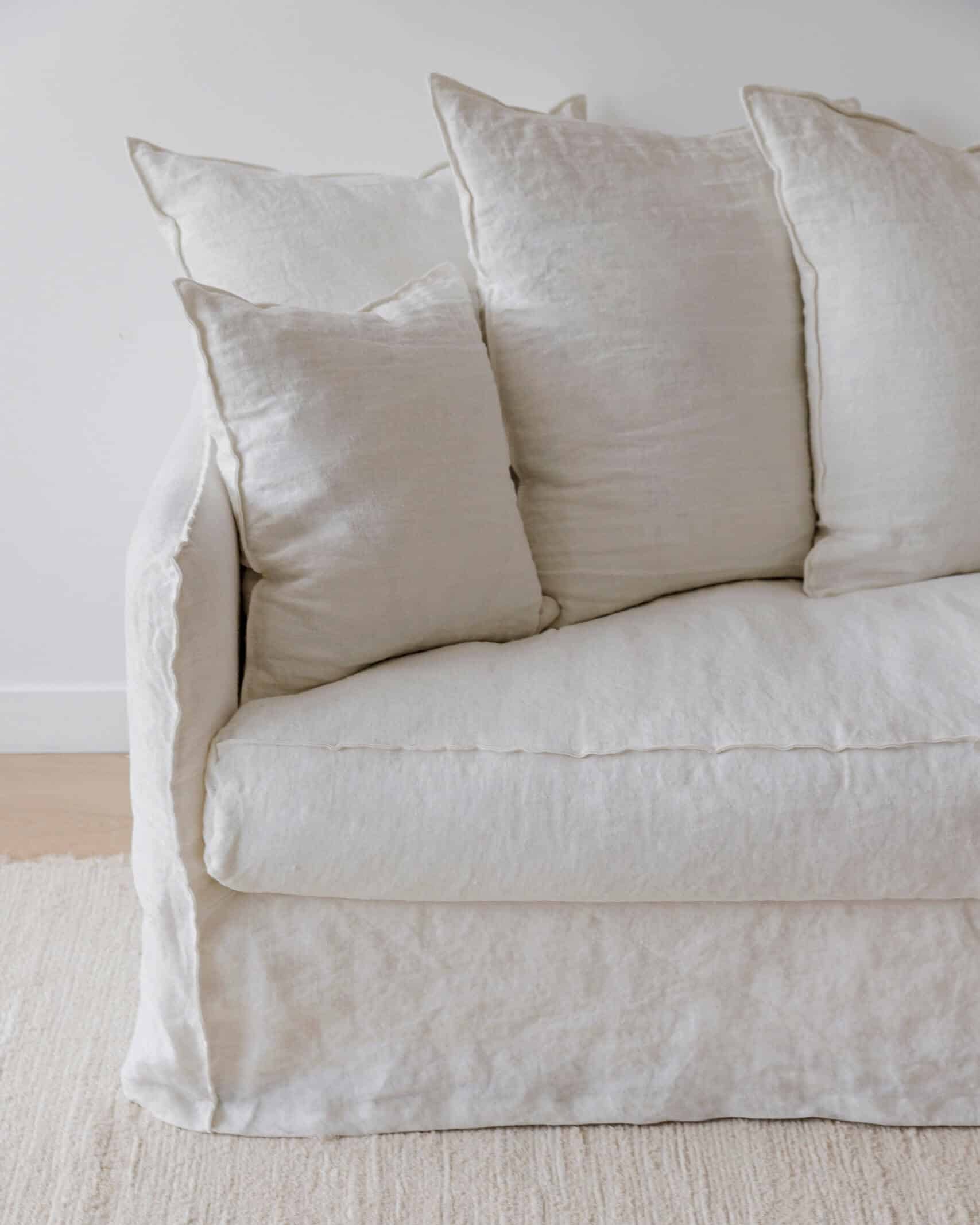 Home Spirit Sofa Cap-ferret 205cm Natural Linen
