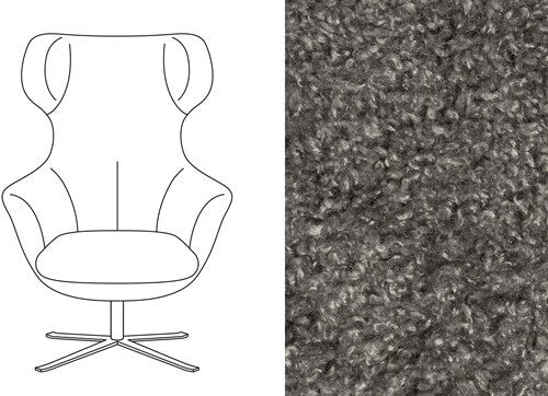Hopper Swivel Chair Doodle