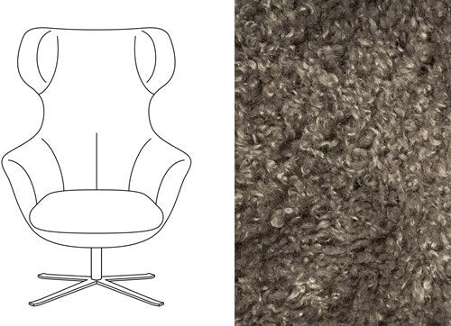 Hopper Swivel Chair Doodle