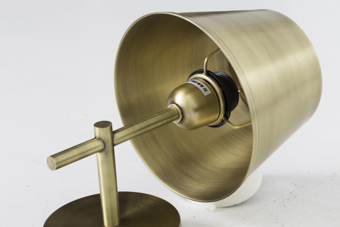 Flamant ITAI, wall lamp, with shade, antique brass