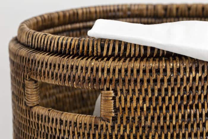 Flamant Togo Linen Basket