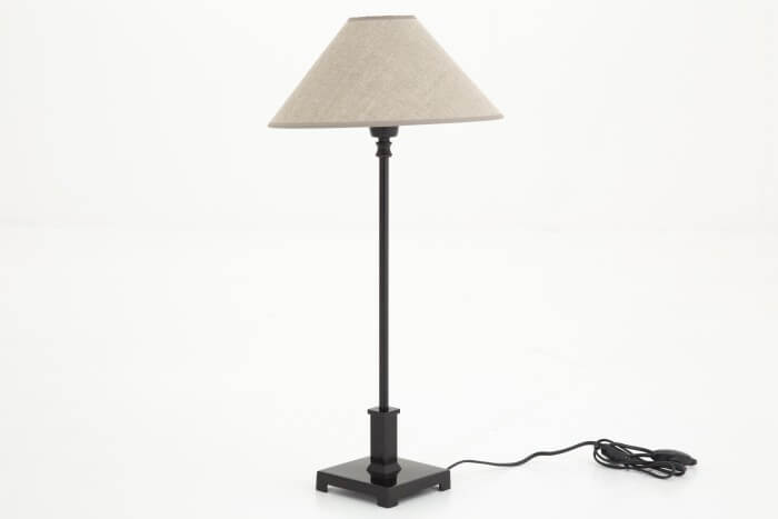 JAMES, table lamp, dark brown