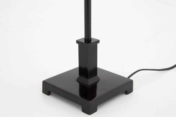 JAMES, table lamp, dark brown